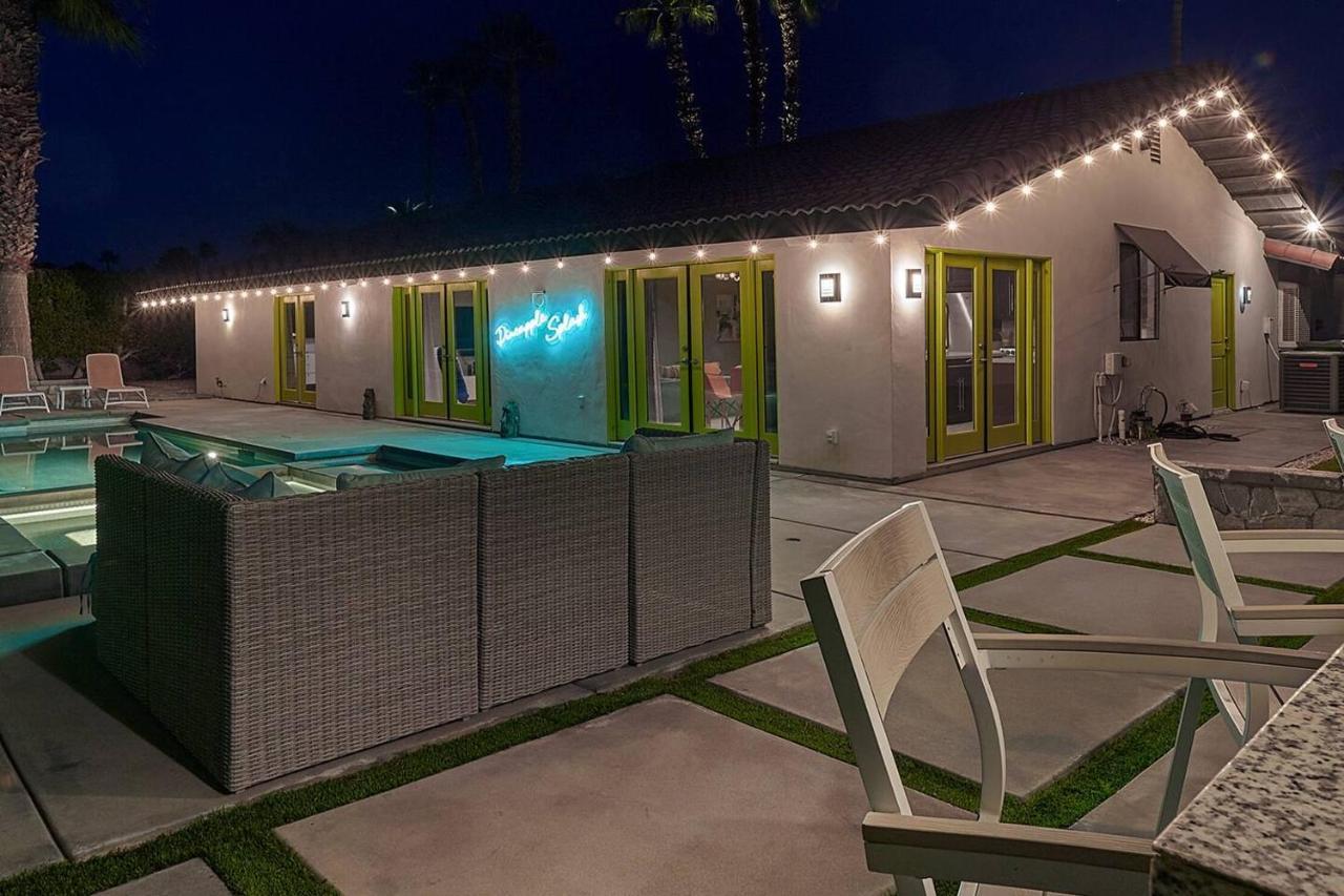 Pineapple Splash! Complete Privacy! Salt Pool! Palm Springs Kültér fotó